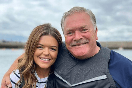 doireann-garrihy-father Doireann Garrihy With Her Father